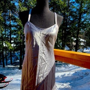 Chrome silver vintage mini dress